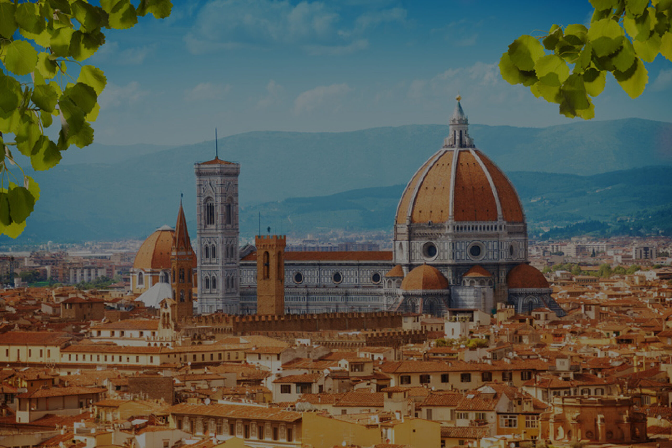 Florence skyline with Duomo Cathedral